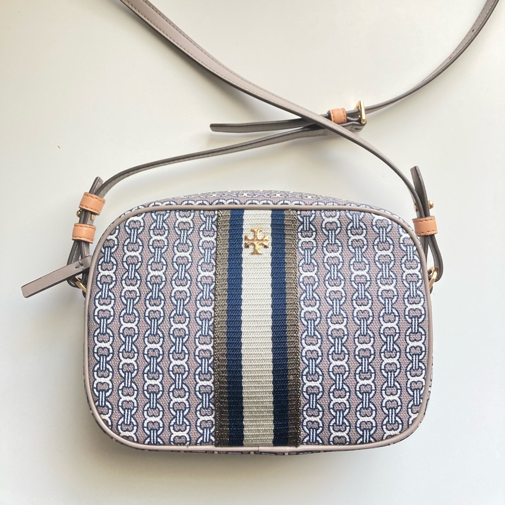 Tory Burch Gemini Link Canvas Mini Bag